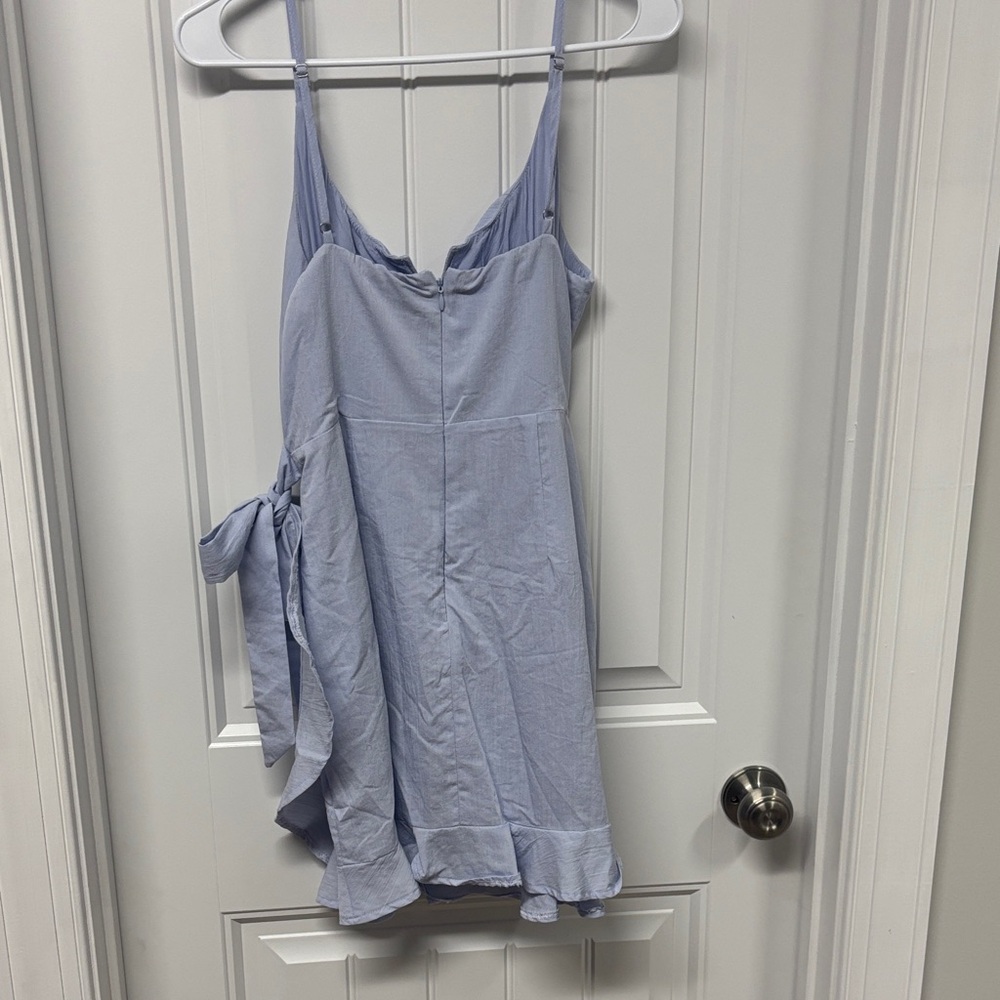 Lulu's Light Blue Mini Dress - Picture 4 of 4
